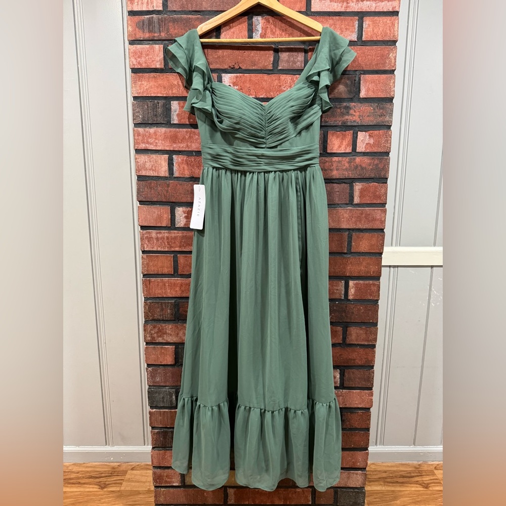 Azazie Anaya
Eucalyptus A-Line Sweetheart Neckline Chiffon - Picture 7 of 15